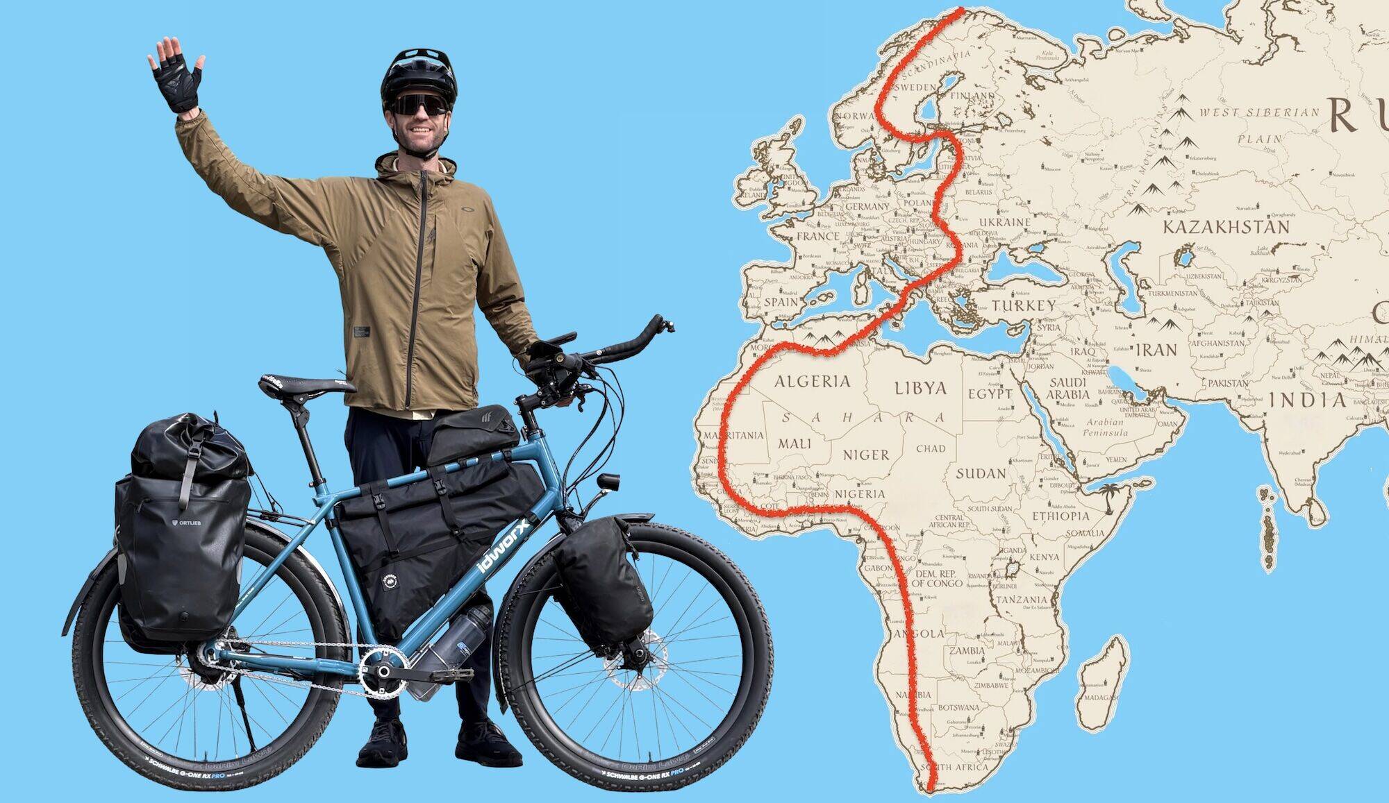 Arctic2Africa: Cycling from Europe's Top to Africa's Tip